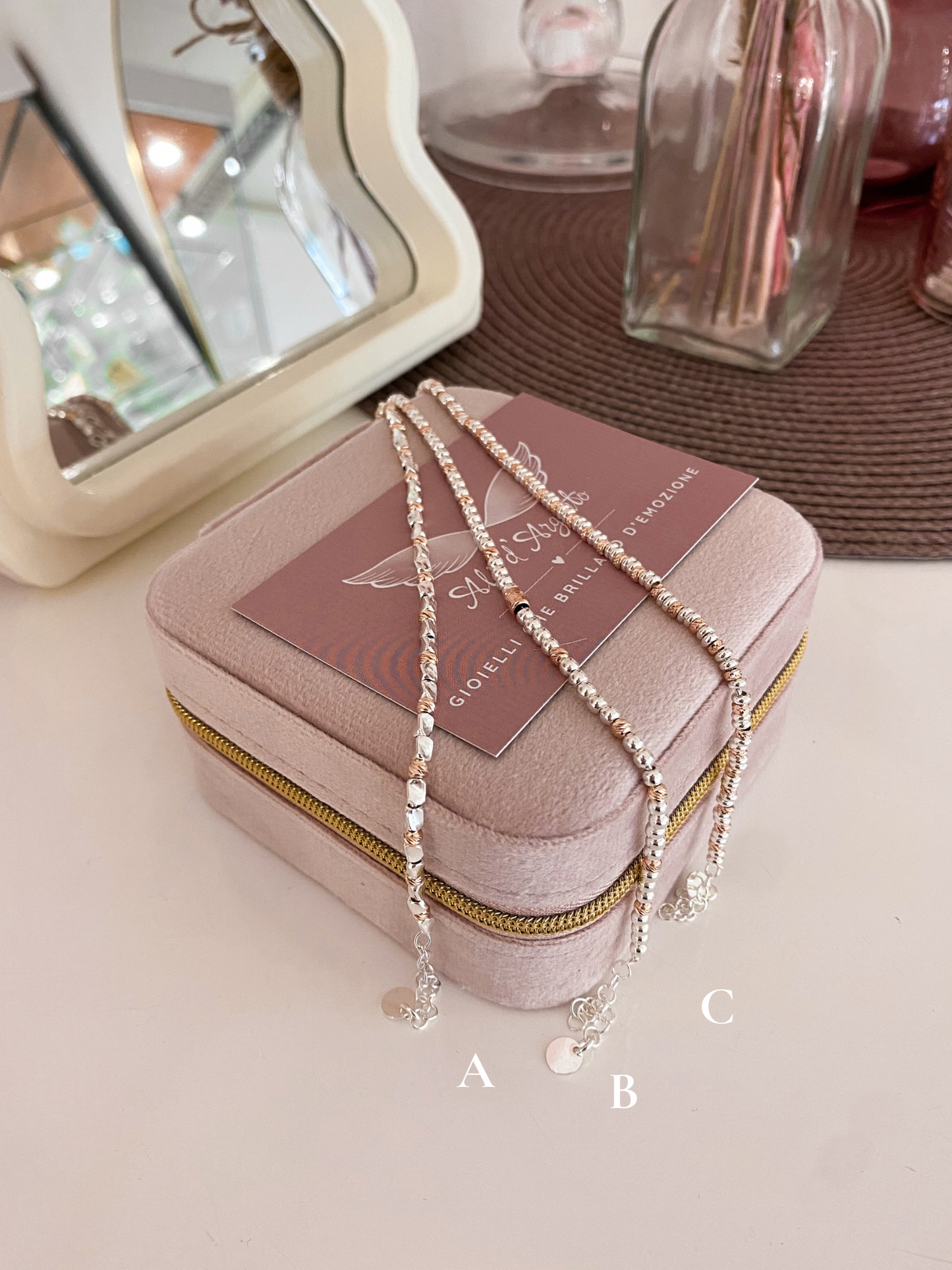 Bracciali Pepite Rose #1