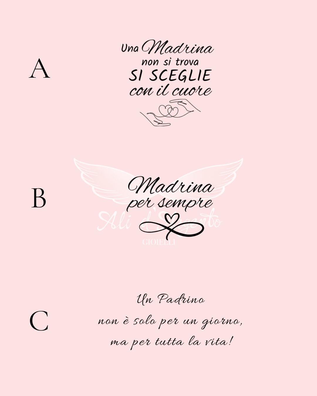 Ciondolo Madrina / Padrino