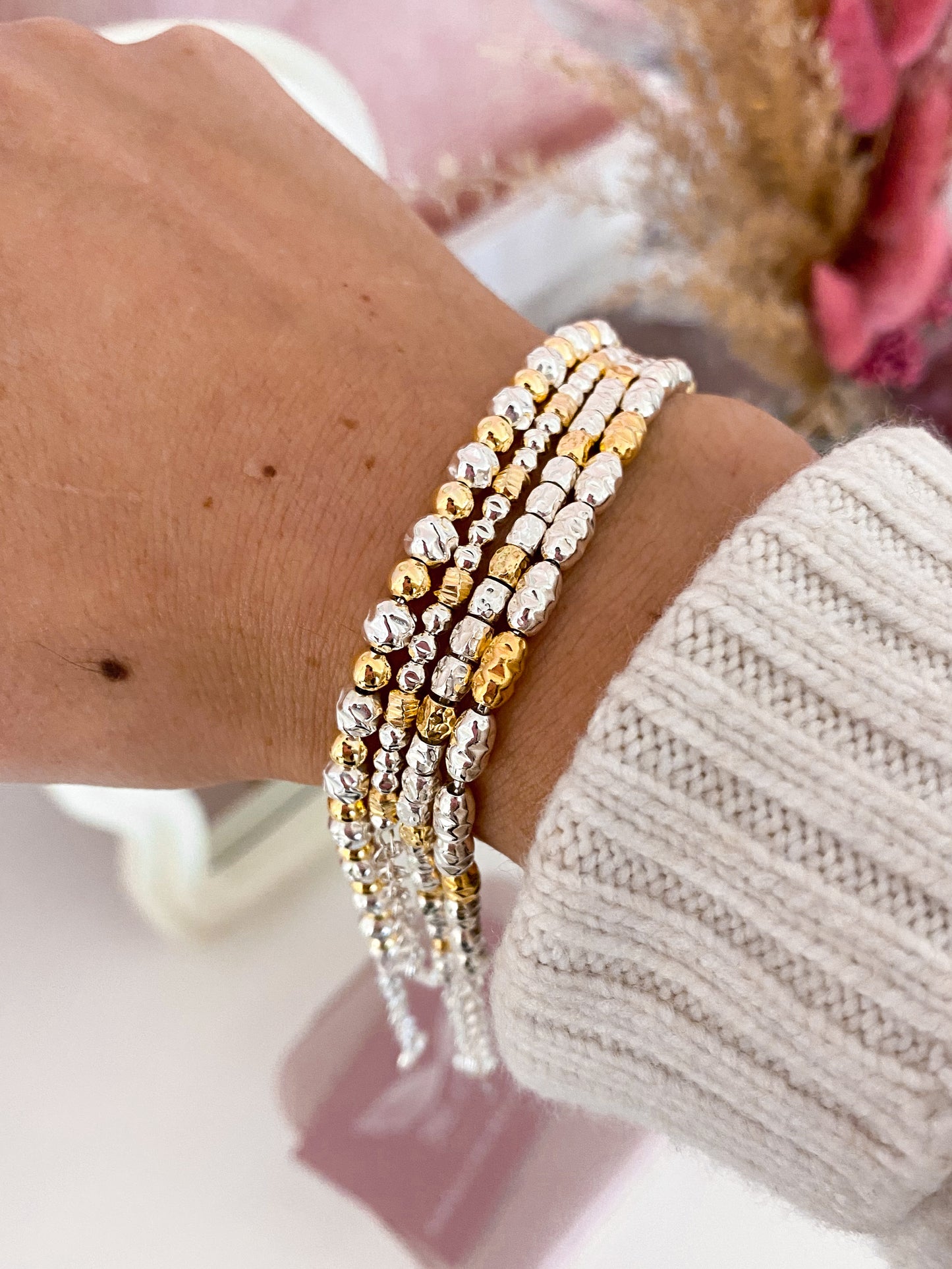 Bracciali Pepite Gold #4