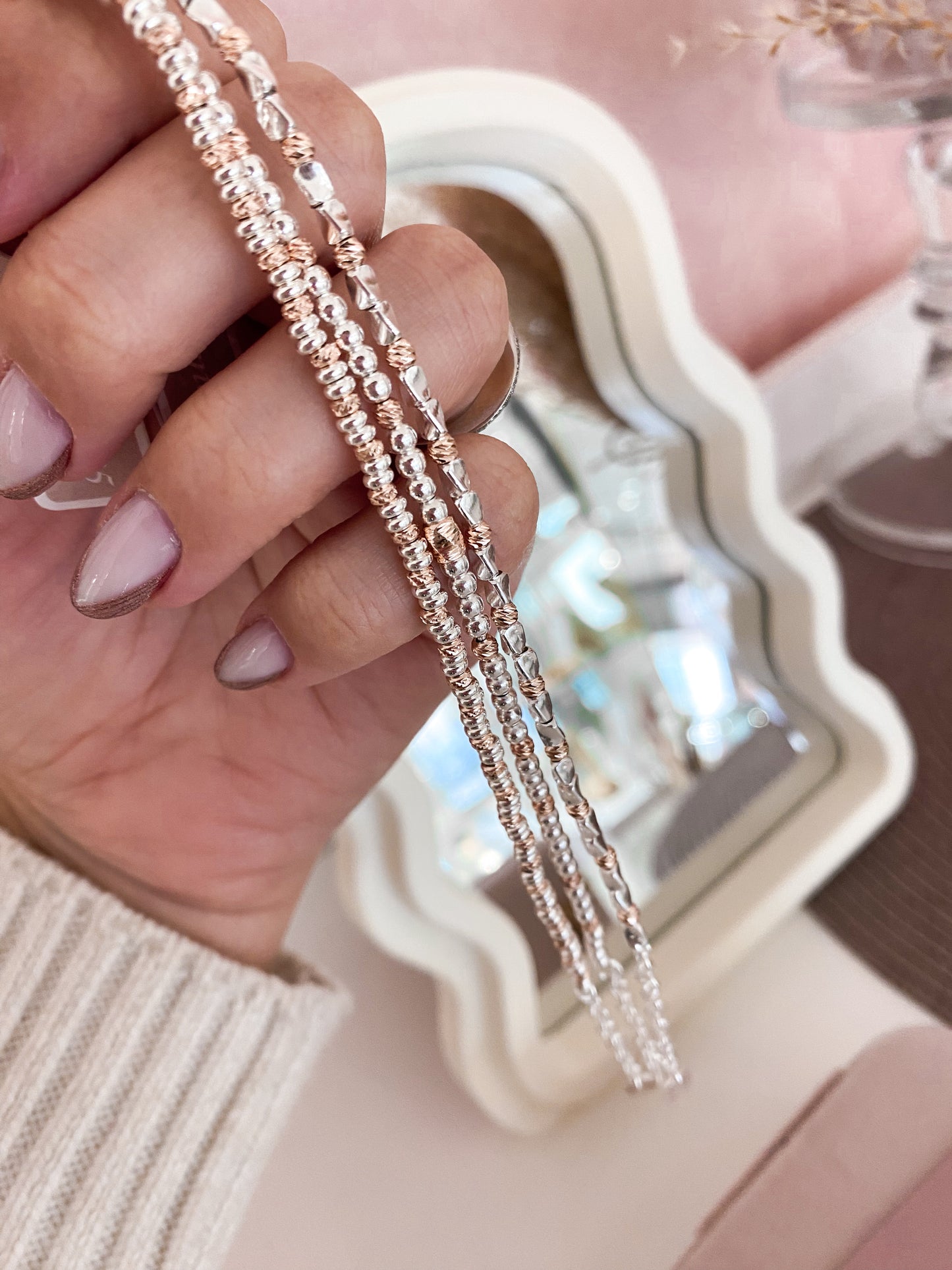 Bracciali Pepite Rose #1